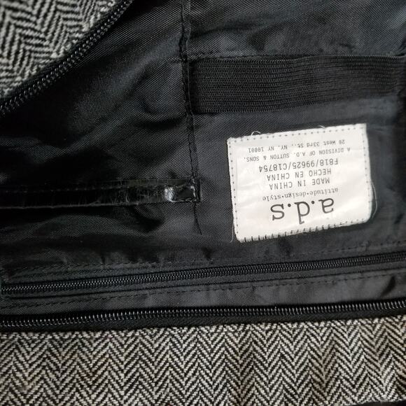 ads Attitude Design Style Houndstooth Women's Lap Top Bag Purse, Messenger Bag - Picture 10 of 13